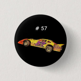 Bóton Redondo 2.54cm botão do carro 57