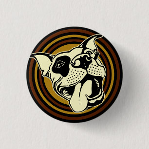 Bóton Redondo 2.54cm botão do louie