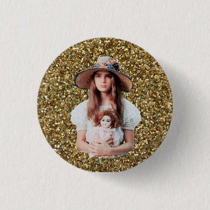Bóton Redondo 2.54cm Botão do Nymphet de Brooke Shields