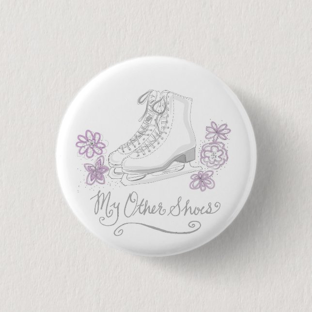 Bóton Redondo 2.54cm Botão do patinagem artística (Frente)