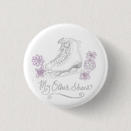 Bóton Redondo 2.54cm Botão do patinagem artística