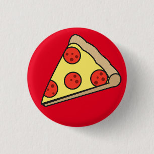Bóton Redondo 2.54cm Botão do Pin do crachá da pizza
