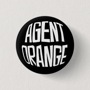 Bóton Redondo 2.54cm Botão do punk do logotipo de Agent Orange