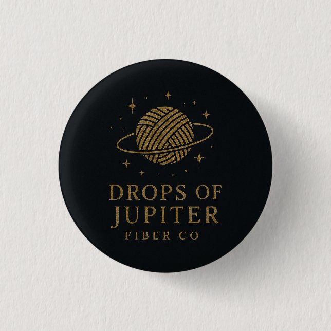 Bóton Redondo 2.54cm Botão Drops of Jupiter (Frente)
