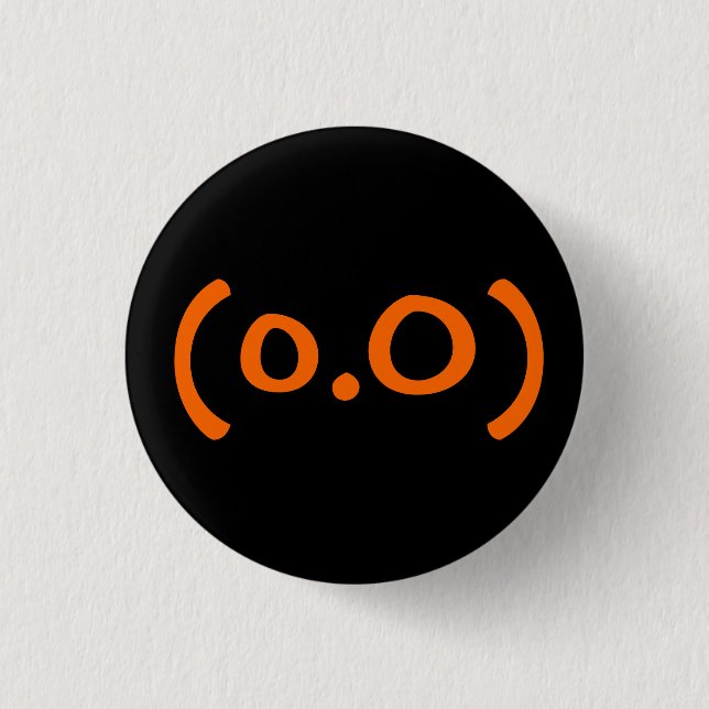 Bóton Redondo 2.54cm Botão Emoticon (Frente)