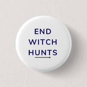 Bóton Redondo 2.54cm Botão End Witch Hunt
