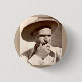 Bóton Redondo 2.54cm botão ernie pyle