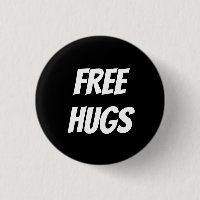 Botão FREE HUGS