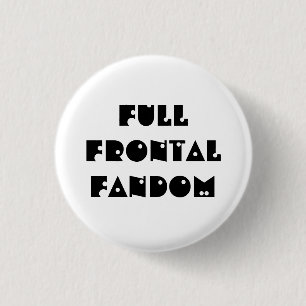 Bóton Redondo 2.54cm Botão frontal completo do Fandom