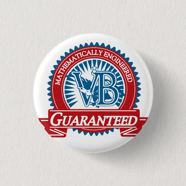 Bóton Redondo 2.54cm Botão garantido volume (Frente)