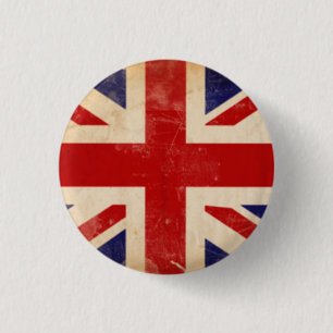 Bóton Redondo 2.54cm Botão Inglaterra