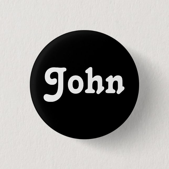 Bóton Redondo 2.54cm Botão John (Frente)