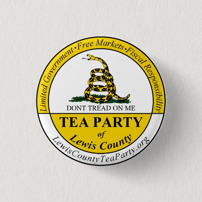 Bóton Redondo 2.54cm Botão LCTP (Frente)