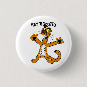 Bóton Redondo 2.54cm Botão legal HEY TIGROTTO Birthday Boy