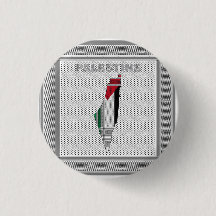 Botão Livre Palestina - Botão de Pin Palestino 