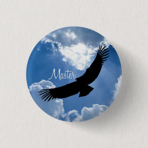 Bóton Redondo 2.54cm Botão mestre