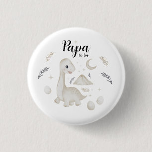 Bóton Redondo 2.54cm Botão Personalizado de Papai Boho Fofo para Futuro