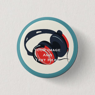 Bóton Redondo 2.54cm Botão Personalizado Imagem e Texto personalizado