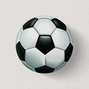 Bóton Redondo 2.54cm Botão Pinback da Bola de Futebol