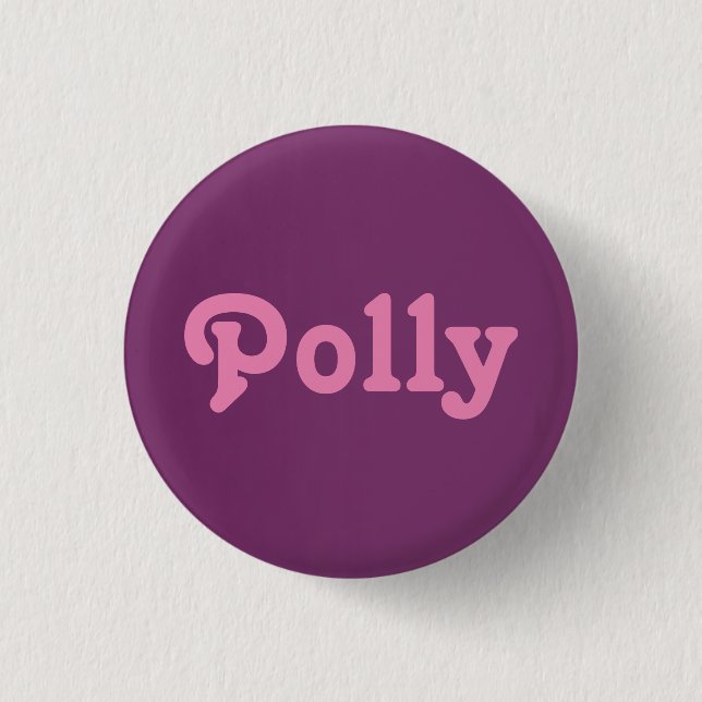 Bóton Redondo 2.54cm Botão Polly (Frente)