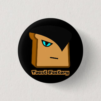 Bóton Redondo 2.54cm Botão preto de Ruan Toastie