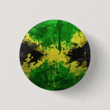 Botão Rasta do Leão de Amor da Jamaica Rastafari