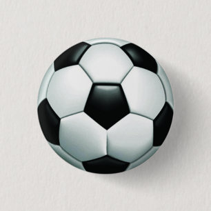 Bóton Redondo 2.54cm Botão redondo de Pinback da bola de futebol