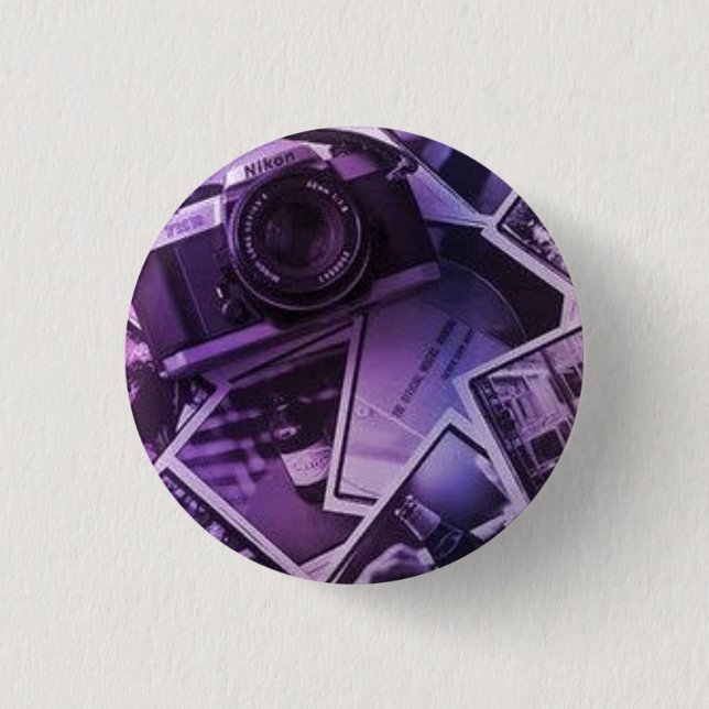 Bóton Redondo 2.54cm botão redondo do vintage (Frente)