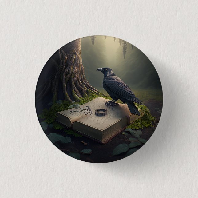 Bóton Redondo 2.54cm Botão redondo, standard, 2¼ polegadas (Frente)