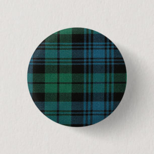 Bóton Redondo 2.54cm Botão redondo Tartan do tecido