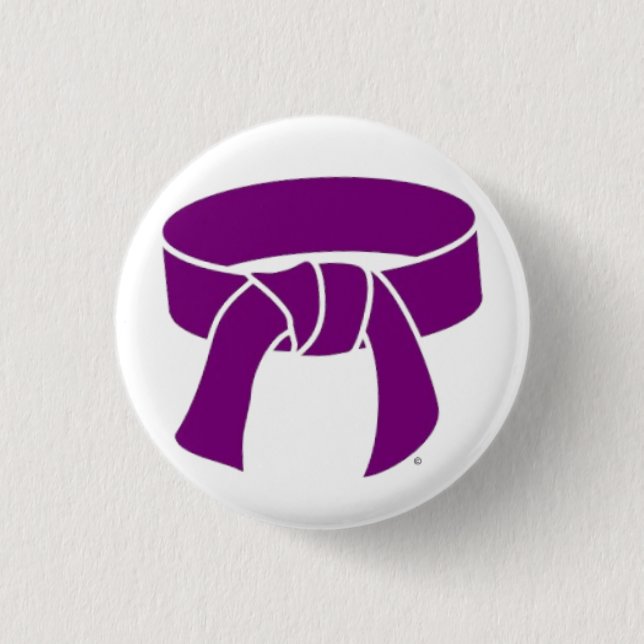 Bóton Redondo 2.54cm Botão roxo da correia (Frente)