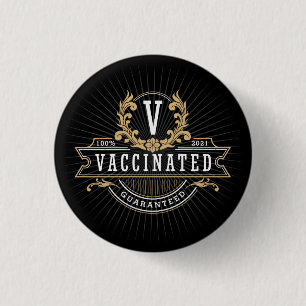 Bóton Redondo 2.54cm Botão Vacinado Emblem Regal VAX