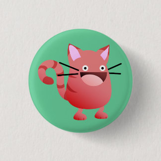 Bóton Redondo 2.54cm Botão vermelho do salto do gatinho