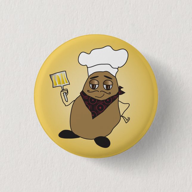 Bóton Redondo 2.54cm Botões (Frente)