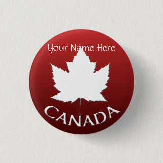 Bóton Redondo 2.54cm Botões Canadá Botões Personalizados de Folha de Ma