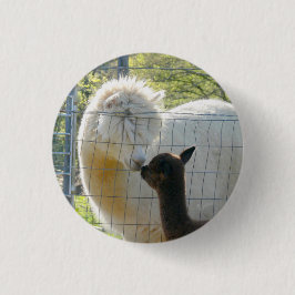 Bóton Redondo 2.54cm Botões do beijo da alpaca do bebê