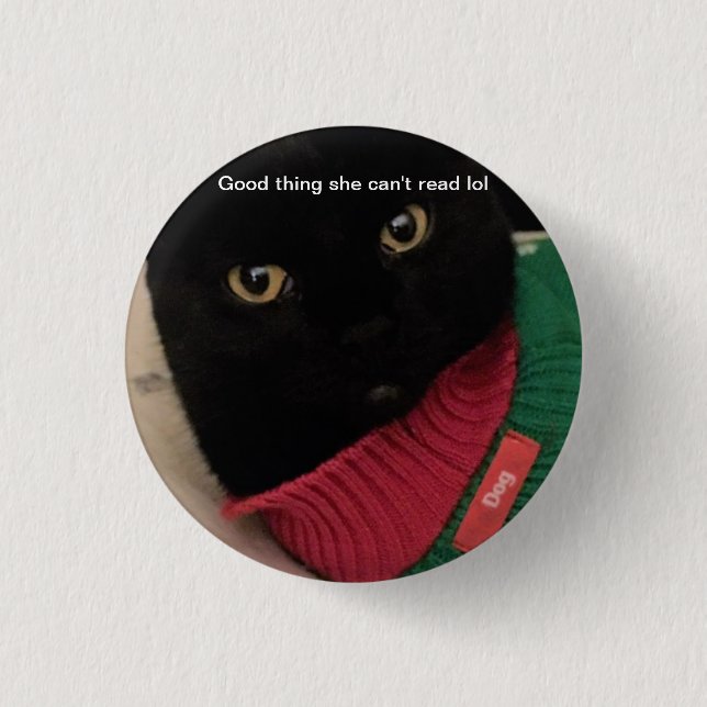 Bóton Redondo 2.54cm Botões pequenos (Frente)