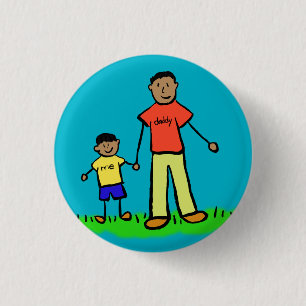 Bóton Redondo 2.54cm Botões Pin Personalizados de Personalidade da Fam