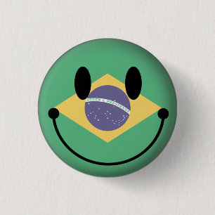Bóton Redondo 2.54cm Brasil