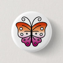 Broche de Borboleta Orgulho Lésbico