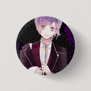 Bóton Redondo 2.54cm Broche Diabolik Lovers Kanato