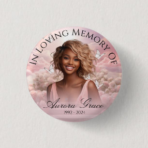 Bóton Redondo 2.54cm Butterflies Memorial 1 Polegada