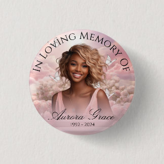 Bóton Redondo 2.54cm Butterflies Memorial 1 Polegada