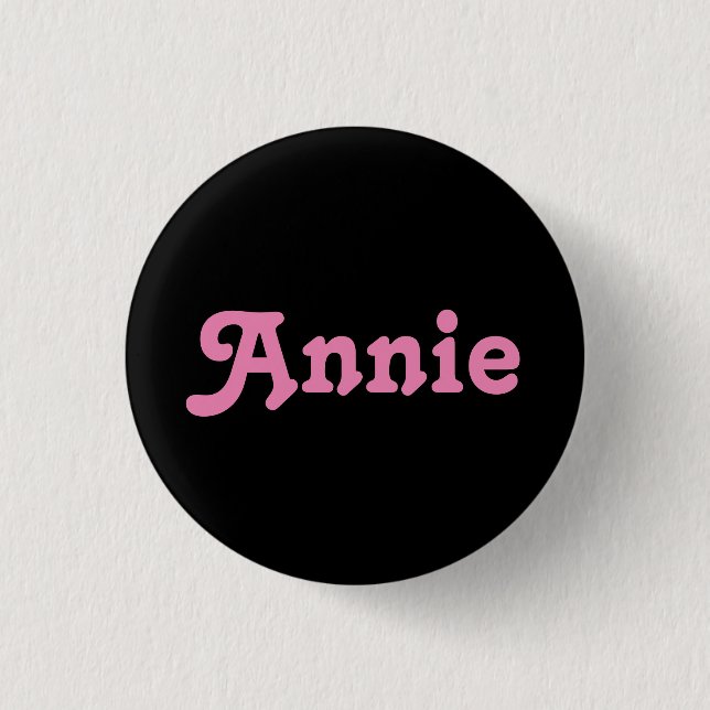 Bóton Redondo 2.54cm Button Annie (Frente)
