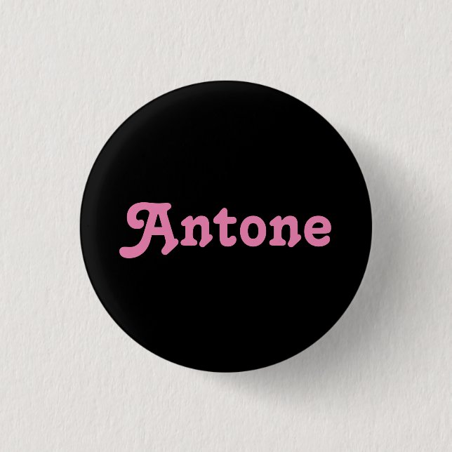 Bóton Redondo 2.54cm Button Antone (Frente)