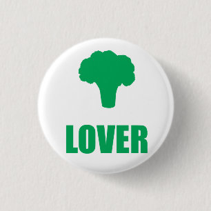 Bóton Redondo 2.54cm Button "Broccoli Lover"