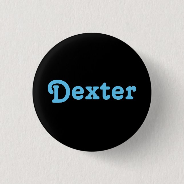 Bóton Redondo 2.54cm Button Dexter (Frente)