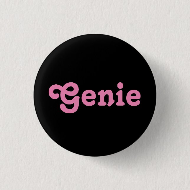 Bóton Redondo 2.54cm Button Genie (Frente)