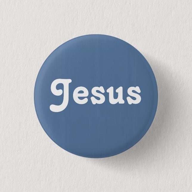 Bóton Redondo 2.54cm Button Jesus (Frente)