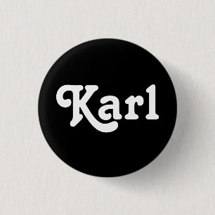Bóton Redondo 2.54cm Button Karl